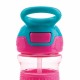 Nuby - Cana sport cu pai moale si pliabil Din materialul ecologic tritan Rezistenta 360 ml 3+ ani Roz