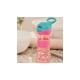 Nuby - Cana sport cu pai moale si pliabil Din materialul ecologic tritan Rezistenta 360 ml 3+ ani Roz