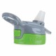 Nuby - Cana sport cu pai moale si pliabil Din materialul ecologic tritan Rezistenta 360 ml 3+ ani Verde
