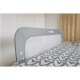 Bariera de protectie pentru pat bebe Rabatabila Instalare usoara Dimensiune 135 x 57 cm FreeON Little Stars Grey