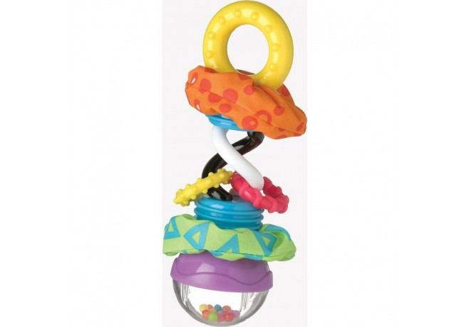 Jucarie zornaitoare Cu diferite texturi Dimensiune mare Super Shaker Playgro