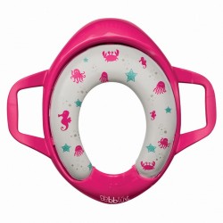 Reductor toaleta Poti Cu perna confortabila si detasabila Fara BPA Bbluv Pink