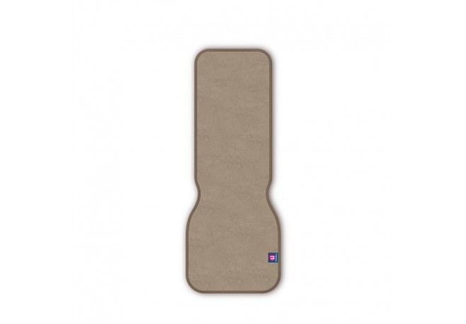Petite&Mars - Insertie scaun auto Aero Antitranspiratie Bumbac 77x28 cm 3-12 ani 15-36 kg Bej