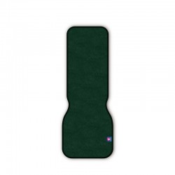 Petite&Mars - Insertie scaun auto Aero Antitranspiratie Bumbac 77x28 cm 3-12 ani 15-36 kg Verde inchis
