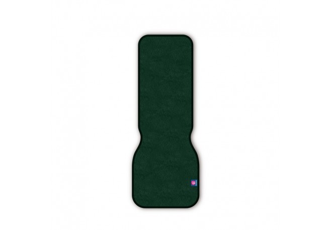 Petite&Mars - Insertie scaun auto Aero Antitranspiratie Bumbac 77x28 cm 3-12 ani 15-36 kg Verde inchis