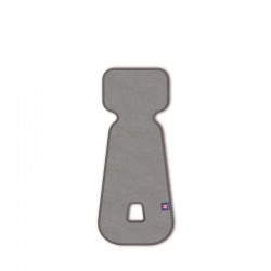 Petite&Mars - Insertie scaun auto Aero Antitranspiratie Cu decupaje pentru centura de siguranta in 3 sau 5 puncte Bumbac 63x25 c