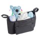 Petite&Mars - Organizator carucior Cu buzunar frontal detasabil Dimensiune universala 31.5x19.5x9.5 cm Atasare usoara cu Velcro 