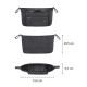 Petite&Mars - Organizator carucior Cu buzunar frontal detasabil Dimensiune universala 31.5x19.5x9.5 cm Atasare usoara cu Velcro 