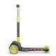Lionelo - Trotineta Timy Copii Pliabila Pana la 50 Kg Cu design ergonomic Cu lumini LED 265 x 60 x 64-76 cm 3 ani+ Verde