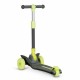 Lionelo - Trotineta Timy Copii Pliabila Pana la 50 Kg Cu design ergonomic Cu lumini LED 265 x 60 x 64-76 cm 3 ani+ Verde