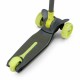 Lionelo - Trotineta Timy Copii Pliabila Pana la 50 Kg Cu design ergonomic Cu lumini LED 265 x 60 x 64-76 cm 3 ani+ Verde