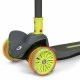 Lionelo - Trotineta Timy Copii Pliabila Pana la 50 Kg Cu design ergonomic Cu lumini LED 265 x 60 x 64-76 cm 3 ani+ Verde