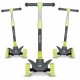 Lionelo - Trotineta Timy Copii Pliabila Pana la 50 Kg Cu design ergonomic Cu lumini LED 265 x 60 x 64-76 cm 3 ani+ Verde