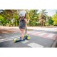 Lionelo - Trotineta Timy Copii Pliabila Pana la 50 Kg Cu design ergonomic Cu lumini LED 265 x 60 x 64-76 cm 3 ani+ Verde