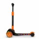 Lionelo - Trotineta Timy Copii Pliabila Pana la 50 Kg Cu design ergonomic Cu lumini LED 265 x 60 x 64-76 cm 3 ani+ Portocaliu/Ne