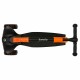 Lionelo - Trotineta Timy Copii Pliabila Pana la 50 Kg Cu design ergonomic Cu lumini LED 265 x 60 x 64-76 cm 3 ani+ Portocaliu/Ne