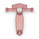 Lionelo - Trotineta Timy Copii Pliabila Pana la 50 Kg Cu design ergonomic Cu lumini LED 265 x 60 x 64-76 cm 3 ani+ Roz