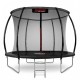 Trambulina de gradina cu plasa interioara stalpi si scara 312 cm (10FT) Neo-Sport NS-10C231 - Negru