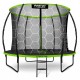 Trambulina de gradina cu plasa interioara stalpi si scara 312 cm (10FT) Neo-Sport NS-10C221 - Verde
