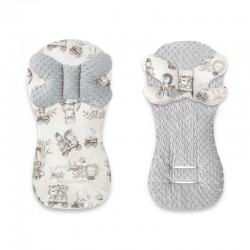 MimiNu - Protectie textila pentru carucior scaun auto si scaun de bicicleta Cu perna Butterfly Materiale certificate Oeko Tex St