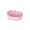 Doidy - Bol inclinat cu ventuza Din silicon Fara BPA. Antialunecare 3 luni+ Roz