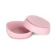 Doidy - Bol inclinat cu ventuza Din silicon Fara BPA. Antialunecare 3 luni+ Roz