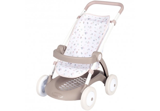 Carucior sport pentru papusi Smoby Baby Nurse Poussette crem