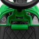 Masinuta de impins Racer Cu maner de impins detasabil Cu protectii laterale Cu melodii si claxon Cu suport jucarii sub sezut Bab