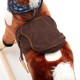 Calut balansoar din plus Cu efecte de miscare a gurii si a cozii Cu melodie de cowboy si efect de galop  Baby Mix Maro Inchis