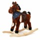 Calut balansoar din plus Arthur Cu efecte de miscare a gurii Cu melodie de cowboy si efect de galop  Baby Mix Maro Deschis