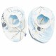 Set 2 piese: botosei manusi Marime 56 Din bumbac 100% New Baby Lovely Blue