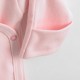 Set 5 piese Salopeta fara maneci jacheta body cu maneca lunga caciulita manusi Marime 50 Din bumbac 100% New Baby Classic Pink