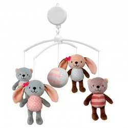 Carusel pentru patut Cu 5 jucarii din plus Rabbit and friends Baby Mix