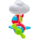 Carusel muzical pentru patut bebelusi Cu proiectii Cu 107 melodii si sunete ale naturii Cu 4 jucarii Baby Mix Blue
