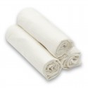 Set 3 scutece multifunctionale Din Bambus 70x80 cm New Baby White
