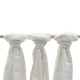 Set 3 scutece multifunctionale Din Bambus 70x80 cm New Baby White