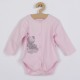 Set 4 piese Salopeta fara maneci jacheta body cu maneca lunga caciulita Marime 56 Din bumbac 100% New Baby Angel Pink