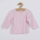 Set 4 piese Salopeta fara maneci jacheta body cu maneca lunga caciulita Marime 56 Din bumbac 100% New Baby Angel Pink