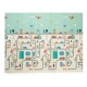 Petite&Mars - Covoras de joaca reversibil Include geanta pentru transport Pliabil si impermeabil Non-toxic 197 x 147 x 1 cm Oras