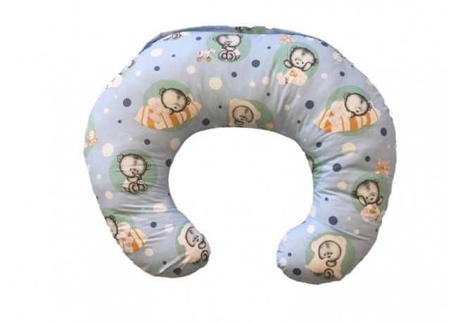 Perna De Alaptare Mica MyKids Baby Teddy Blue