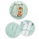 Cort de joaca pentru copii cu ghirlanda lumini si 3 pernite Nukido 120 x 120 x 165 cm - Mint