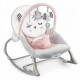 Balansoar multifunctional cu vibratii panda 3 jucarii Nukido 705102 Roz