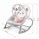 Balansoar multifunctional cu vibratii panda 3 jucarii Nukido 705102 Roz