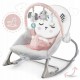 Balansoar multifunctional cu vibratii panda 3 jucarii Nukido 705102 Roz