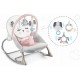 Balansoar multifunctional cu vibratii panda 3 jucarii Nukido 705102 Roz