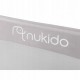 Bariera de protectie pentru pat 180 x 35 x 42 cm Nukido 722400 - Gri