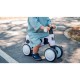 Lionelo - Bicicleta fara pedale Sammy Cu 4 roti Din spuma EVA Stabila Manere moi antiderapante 12- 36 luni Greutate maxima supor