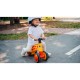Lionelo - Bicicleta fara pedale Sammy Cu 4 roti Din spuma EVA Stabila Manere moi antiderapante 12- 36 luni Greutate maxima supor