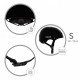 Casca de protectie pentru copii Kidwell ORIX II marimea S 48-52 cm - Black