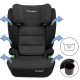Scaun auto cu Isofix 15-36 Kg Kidwell Weston - Grey Black